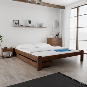 ADA ágy 180x200 cm,tölgyfa Ágyrács: Ágyrács nélkül, Matrac: Coco Maxi 19 cm matrac