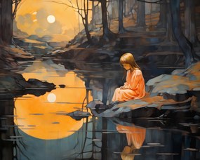 Poszter 50x40cm Alkonyati gyönyör