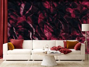 Gario Fotótapéta Piros virágszirmok Anyag: Vlies, Méret: 150 x 105 cm