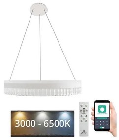 NEDES LED Dimmelhető csillár zsinóron LED/80W/230V 3000-6500K fehér + távirányítás ND4048