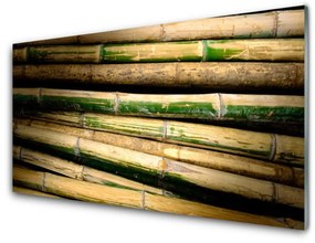 Üvegkép Bambusz növény természet 100x50 cm