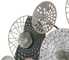 Fali Dekoráció Fekete És Ezüst Színben CESIUM Beliani