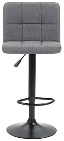 Szövet borítású bárszék 2 db, több színben-világos szürke