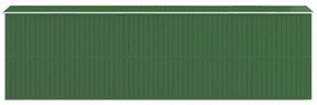 zöld horganyzott acél kerti fészer 192x689x223 cm