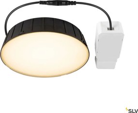 SLV 1007510 DOWNLIGHT Kültéri Mennyezetbe Építhető Lámpa Fekete LED IP54