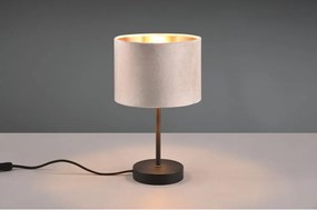 Fekete-bézs asztali lámpa (magasság 33 cm) Julieta – Trio