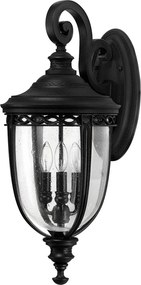 Feiss ENGLISH BRIDLE FE-EB2-L-BLK Fali lámpa 3x60W/E14 IP44