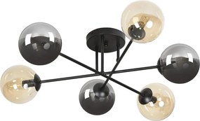 Emibig BRENDI 834/6B3 Plafonlámpa 6x3W/E14/T26 IP20
