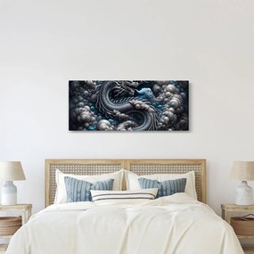 Kép – Sárkány a füstben (120x50 cm)
