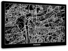 Gario Vászonkép Prága város terve Méret: 60 x 40 cm