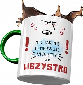 Zöld Bögre Violetta Barátnőknek Ajándék Nyomtatott Fotóval