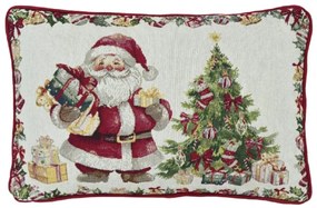 Big Red Man 32x48 négyzet alakú töltött párna, karácsonyi motívum - Sander