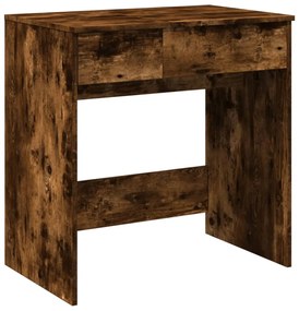 füstös tölgy színű fésülködőasztal tükörrel 73 x 46,5 x 120 cm