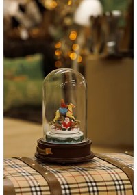 LED Animált karácsonyi dekoráció zenével 8xLED/3xAAA meleg fehér