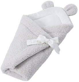 Elefántcsont színű sherpa babapólya 35x65 cm – Meowbaby