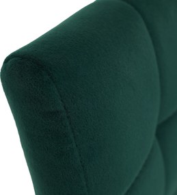 Étkezőszék, smaragd Velvet szövet/króm, SALOMA NEW