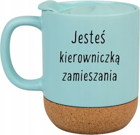 Kék Bögre Parafa Vicces Ajándék Te Vagy A Zűrzavar Vezetője