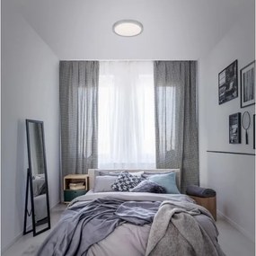 Briloner 3048-014 - LED Mennyezeti lámpa RUNA LED/18W/230V ezüst