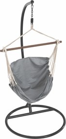 Függő szék, fehér/szürke, LINDO NEW