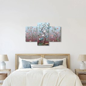 Kép - madár park (90x60 cm)