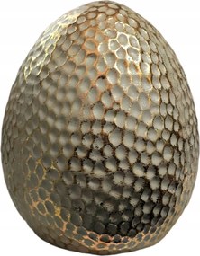 Gyönyörű húsvéti tojás nagy, nappali dekoráció egyedi 16x15 cm