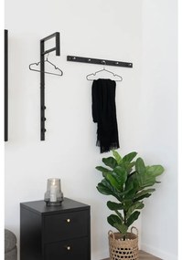 Trento ruhatartó állvány, fém, fekete