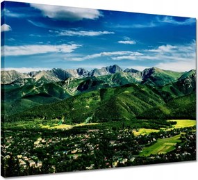 Vászonkép 50x40 Tájkép Tátra Lengyel hegyek
