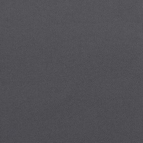 antracitszürke oxford szövet napozóágy párna 200 x 50 x 3 cm
