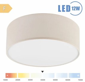 Brilagi - LED Mennyezeti lámpa SIRIJA LED/12W/230V átm. 35 cm krémes