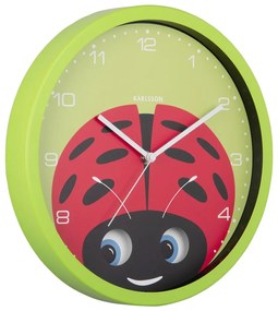 Gyerek óra ø 31 cm Peekaboo Ladybug – Karlsson