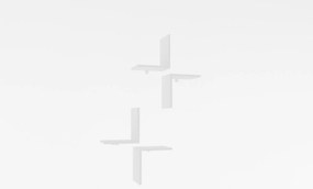 Fali polc Face - White