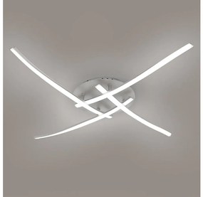 Brilagi - LED mennyezeti lámpatest STRIPES LED/32W/230V ezüst