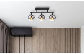 Globo 15548-3D1 - Felületre szerelhető csillár MAXY 3xE27/40W/230V fekete