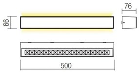 Redo 90259 - AROOS kültéri fali lámpatest LED/21W/230V 3000K IP65 fehér