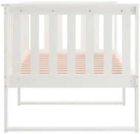 kanapéágy ágy matrac fehér 100x200 cm tömör fa fenyőfa