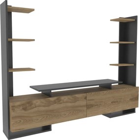 Ava - Oak, Black