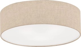 Bézs mennyezeti lámpa textil búrával ø 60 cm Thor – Fischer &amp; Honsel