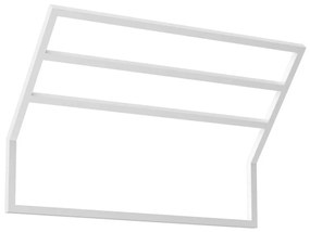 Luminex Fali törölközőtartó 37x60 cm fehér 9879