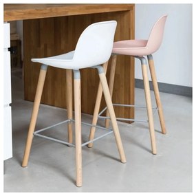 Alber Kuip 2 db fehér bárszék, ülésmagasság 65 cm - Zuiver