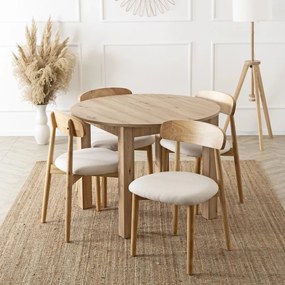 Stół HARRY Rozkładany 102-142 cm Dąb Artisan