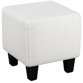 Fehér bársony füles fotel Zhili - Støraa