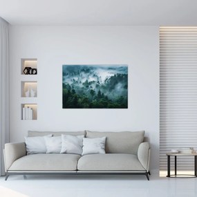 Kép - Erdő ködben (90x60 cm)