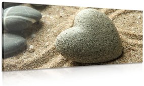 Kép szív alakú Zen kő