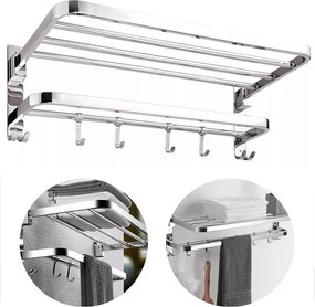 Fürdőszobai Törölközőtartó Polc És Akasztók Loft Fürdőköpenyhez