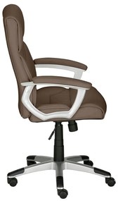 Barna bőrutánzat irodai szék Flori – Støraa