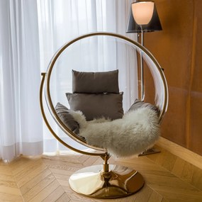 Bubble arany-szürke függőfotel állvánnyal