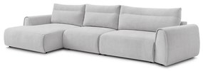 Világosszürke sarokkanapé Aden – Bobochic Paris