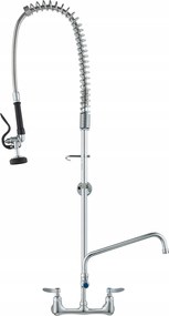 Kereskedelmi csaptelep kifolyócsővel és szórófejjel Pre-Rinse 1180 mm