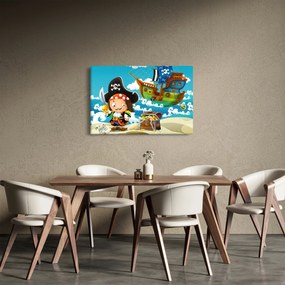 Kép - kalóz kincs (90x60 cm)