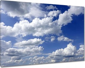 Vászonkép 100x70 Gömbölyű felhők Égbolt